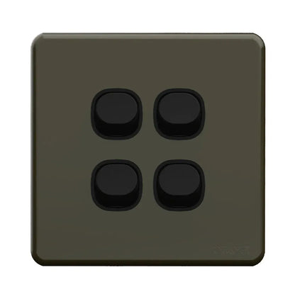 Enigma 5 Gang Flush Switch Gunmetal Price in Pakistan