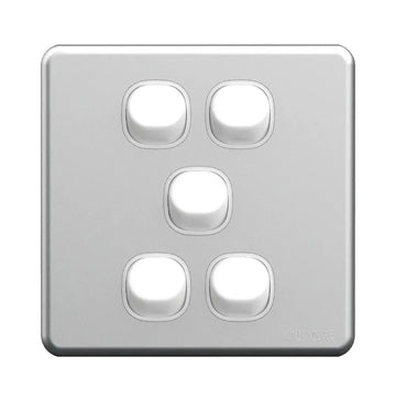 Enigma 6 Gang 2 Way Flush Switch Goldy Night Price in Pakistan