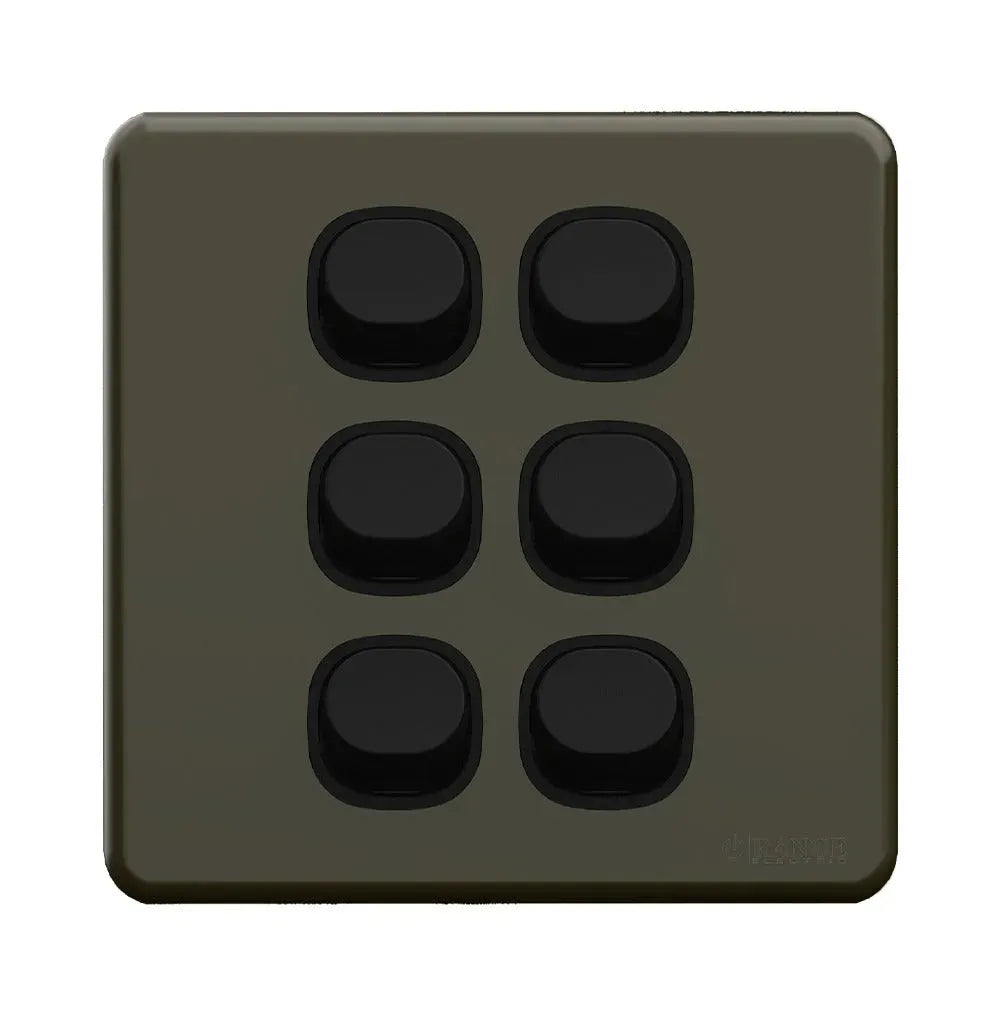 Enigma 1 Gang Flush Switch Goldy Night Price in Pakistan