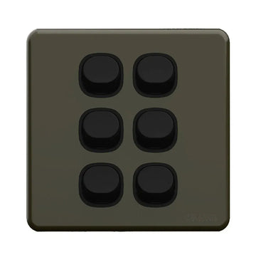Enigma 1 Gang Flush Switch Goldy Night Price in Pakistan