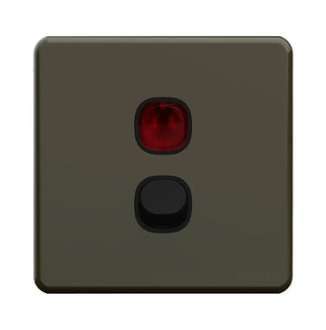 Enigma 1 gang Type A Usb Charger Outlet Gunmetel Color Price in Pakistan