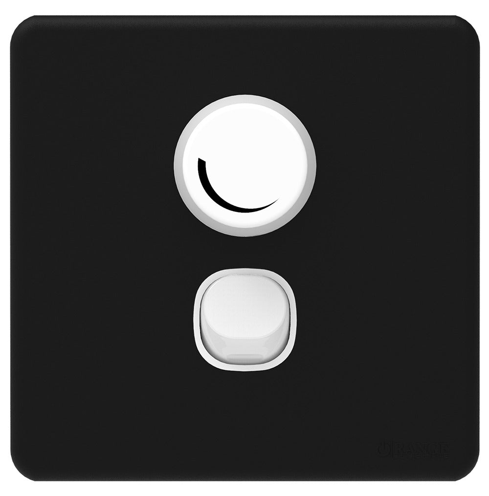 Enigma Light Dimmer Controller with Switch Pearl Black Price in Pakistan