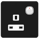 Enigma Single Switch Socket Outlet 13A