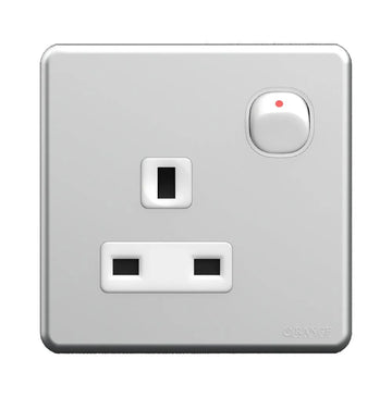 Enigma Double Pole Switch with Indicator Stone black Color Price in Pakistan