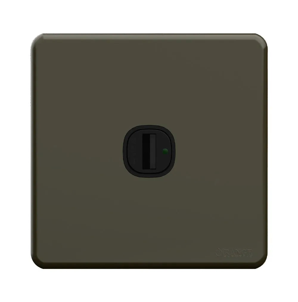 Enigma 1 gang 2 way Bell Press Switch gunmetel Price in Pakistan