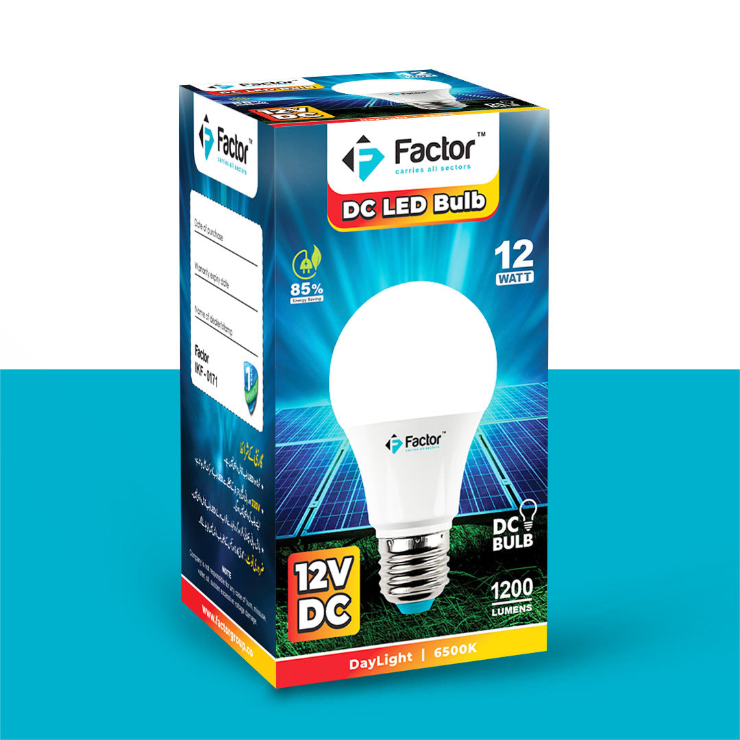 Factor DC Solo Bulb 12W Price in Pakistan