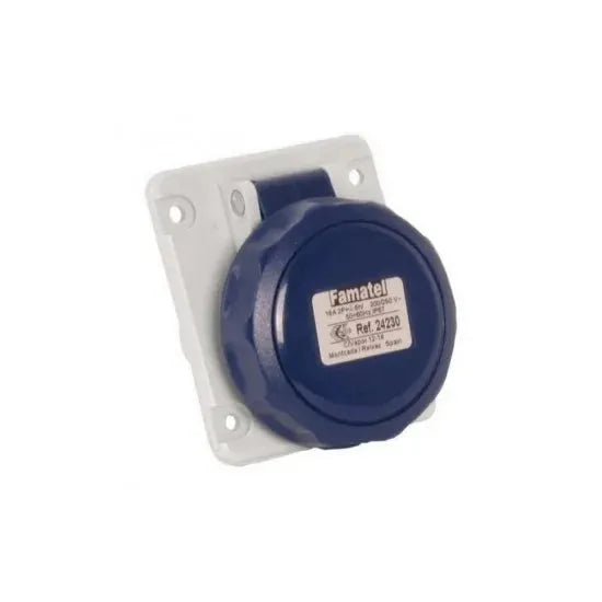 Famatel 24230 Angled (Flush) Panel Socket  Price In Pakistan
 Main image