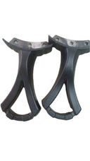 Fan Half Toe Clips - Metal Body