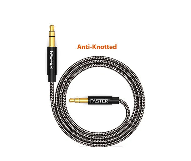 Faster 3.5mm Audio Aux Cable 2-meter Secondary image
