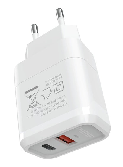 Faster FAC-950 Dual Port Fast Wall Charger Price in Pakistan