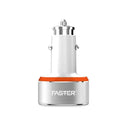 Faster FCC-IQ4 Turbo 6.4A & Qualcomm Quick Charge 3.0A Car Charger