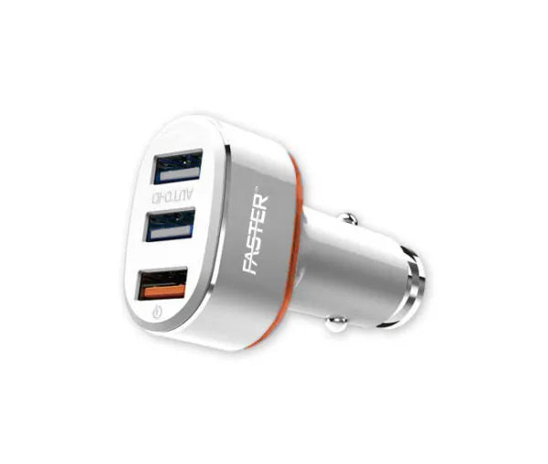 Faster FCC-IQ4 Turbo 6.4A & Qualcomm Quick Charge 3.0A Car Charger Secondary image