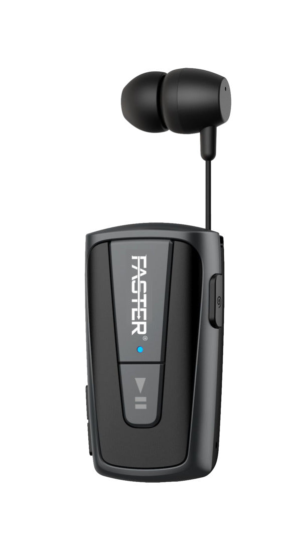 Faster R12 Pro Retractable Bluetooth Headset Clip-on Earbuds Hands-free with Microphone Price in Pakistan
