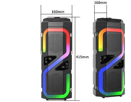 Faster Rainbow-7 Powerful Wireless Speaker With Mic 20w Secondary image