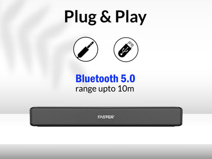 FASTER XB3000 2.0CH Bluetooth Sound Bar Price in Pakistan
