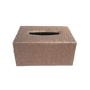 Faux Leather Tissue Box Chic Small