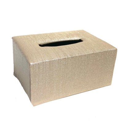 Faux Leather Tissue Box Chic Small