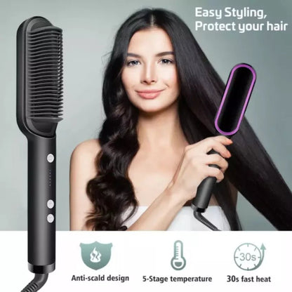 Professional Electric FH909 Hair Brush Straightener Price in Pakistan 