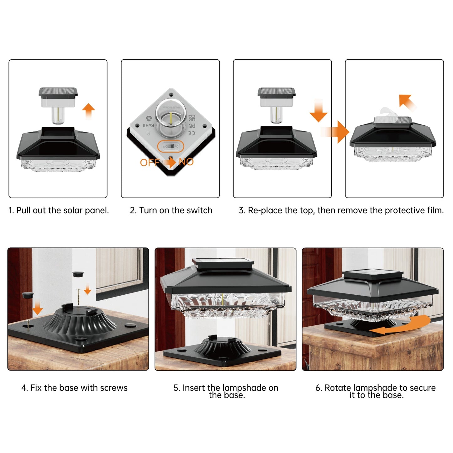 5w Solar Post Top Light Price in Pakistan