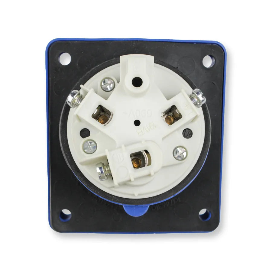 PCE 433-6 63 Amp 3 Pole Flanged Socket IP67 Secondary image