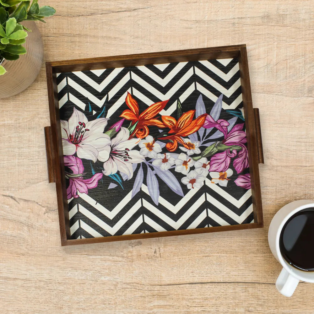 Beautiful Flower Art Tray Price in Pakistan