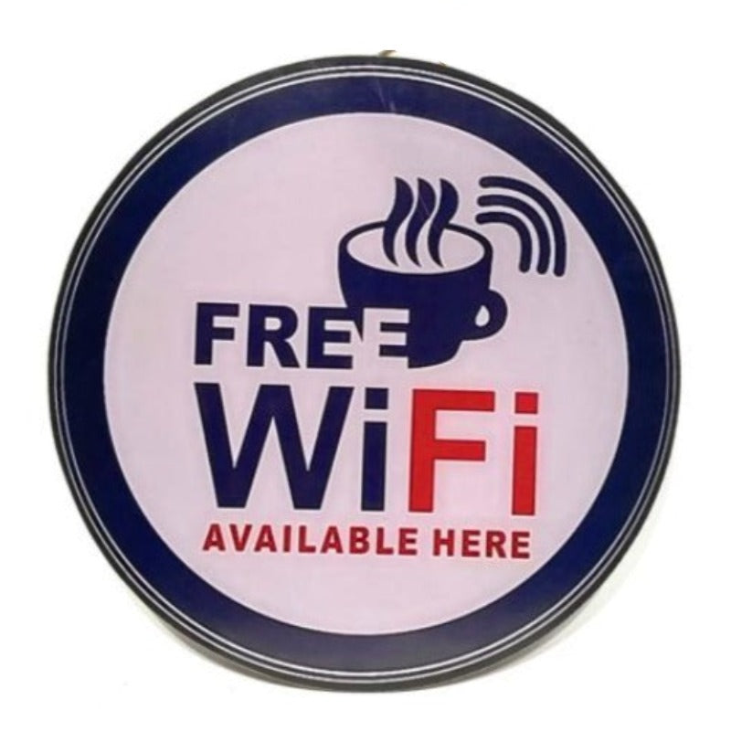 Free Wifi Hanging Wooden Frame Round Price in Pakistan