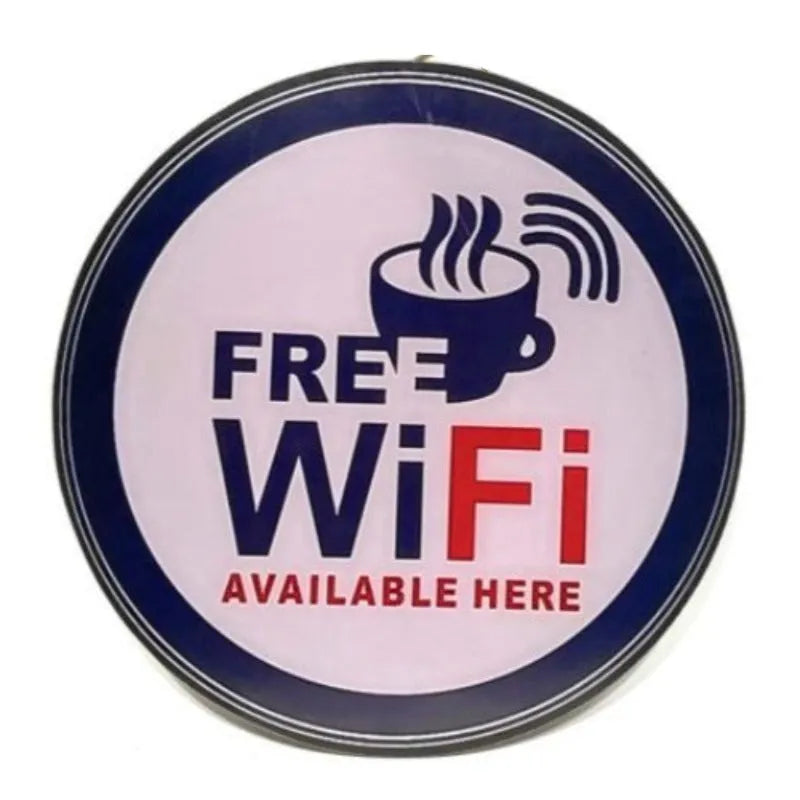 Free Wifi Hanging Wooden Frame Round Price in Pakistan Main image