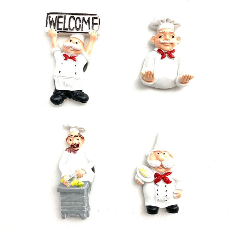 Fridge Magnets Chef Pack Of 4 Price in Pakistan 