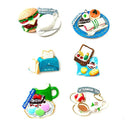 Fridge Magnets Snack Time (Pack Of 6)