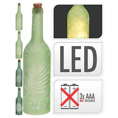 Frosted Glass Bottle Lamp Price in Pakistan Main image
