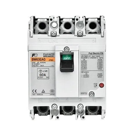 Fuji BW63 EAG 3 Pole Molded Case Circuit Breaker Price in Pakistan Main image