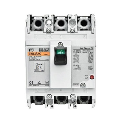 Fuji BW63 SAG 3 Pole Molded Case Circuit Breaker Price in Pakistan