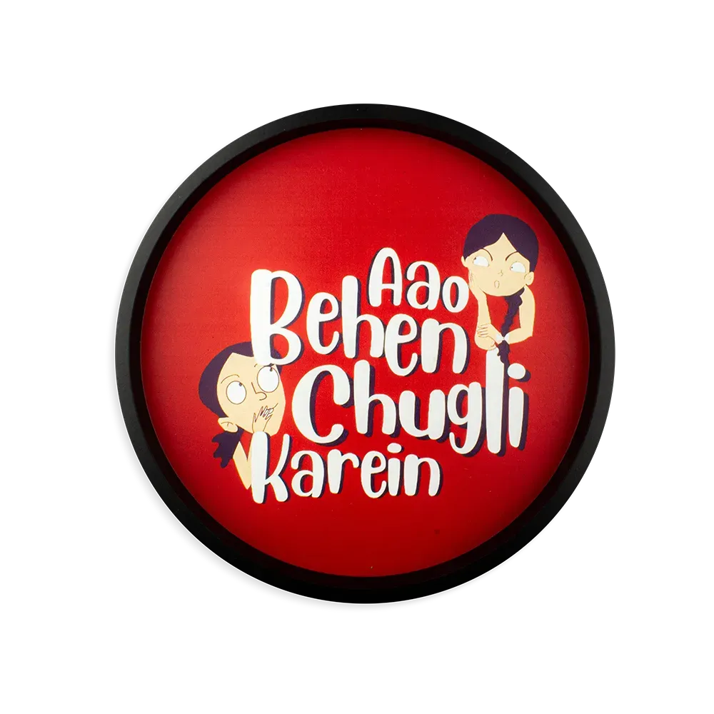 Friends Quotes Funny Design Round Tray Price in Pakistan