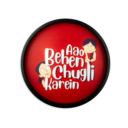 Friends Quotes Funny Design Round Tray Price in Pakistan