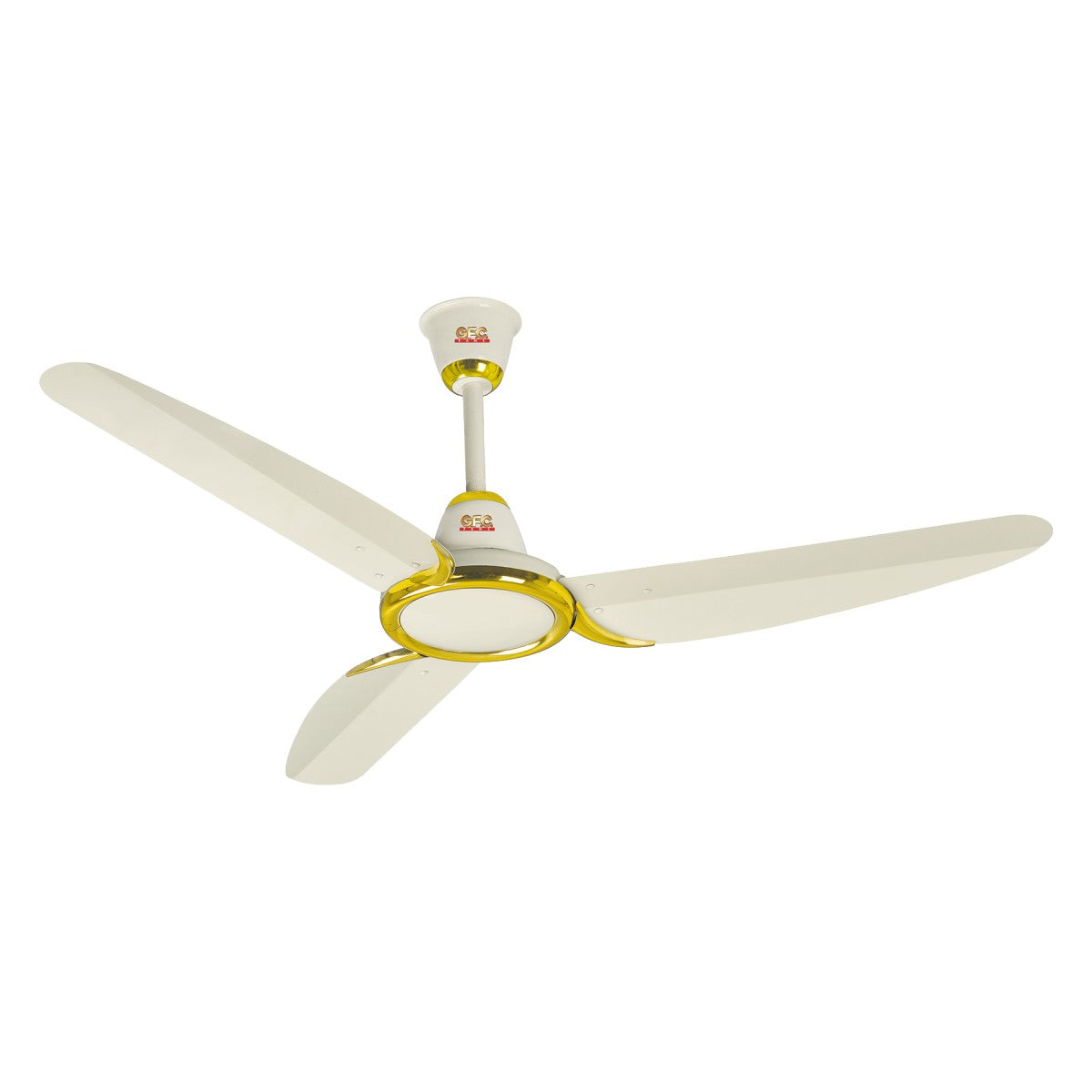 GFC Crescent Plus Ceiling Ac Fan offwhite with Gold Price in Pakistan