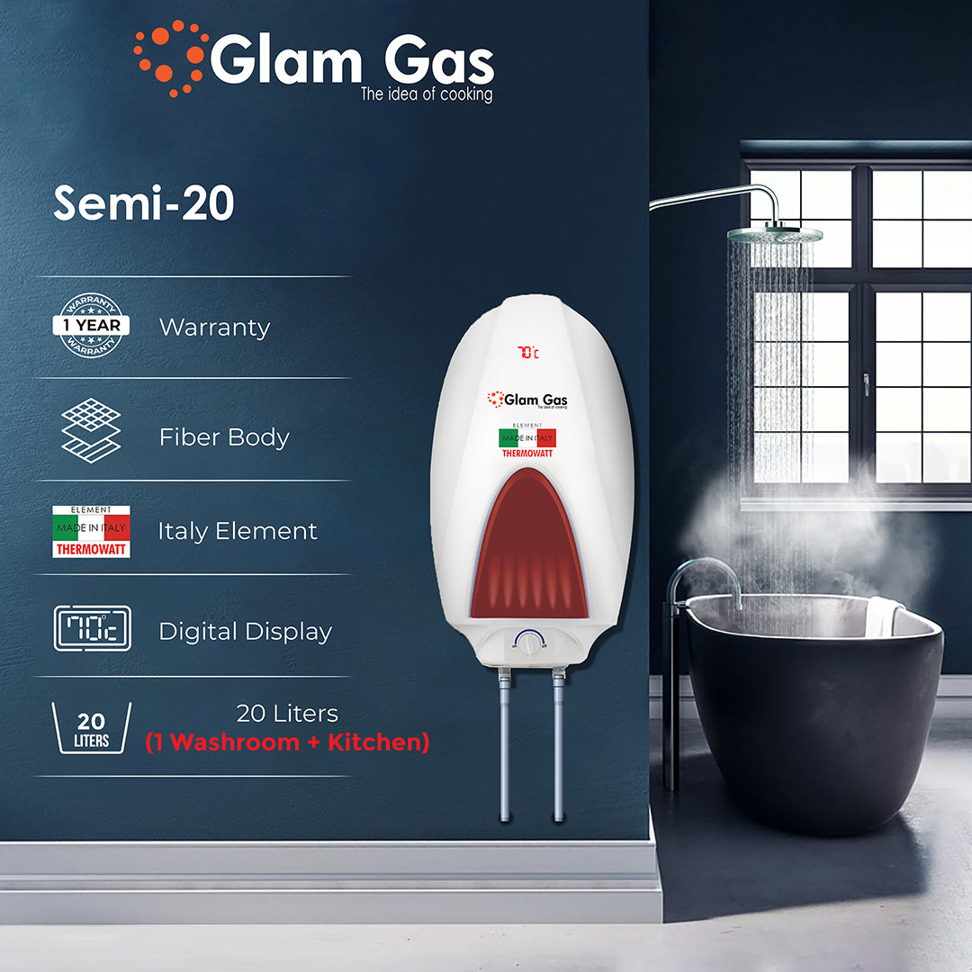 Glam Gas Semi-20 Instant Water Heater Price in Pakistan