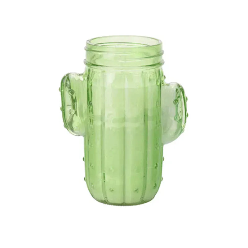 Candle in Glass Cactus Jar Secondary image