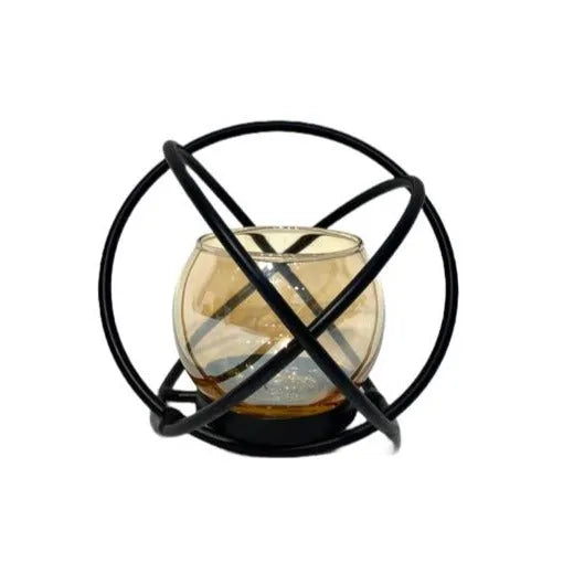 Globe Metal Candle Holder Price in Pakistan Main image