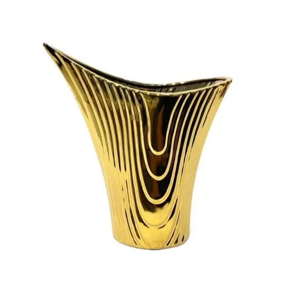 Gold Ceramic Vase Price in Pakistan Main image