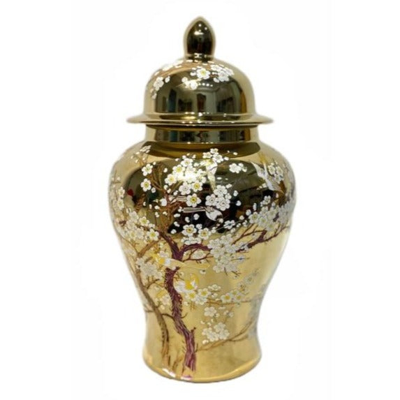 Gold Flower Ceramic Vase Large Price in Pakistan
