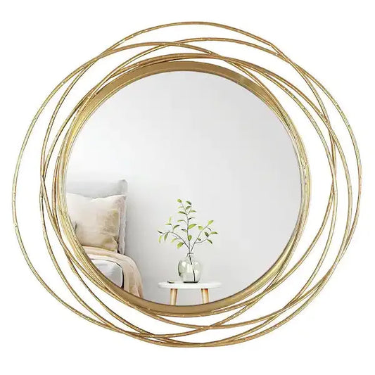 Gold Rings Modern Wall Mirror Price in Pakistan 