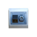 Clopal Golden Metallic Series Tv + Internet Outlet