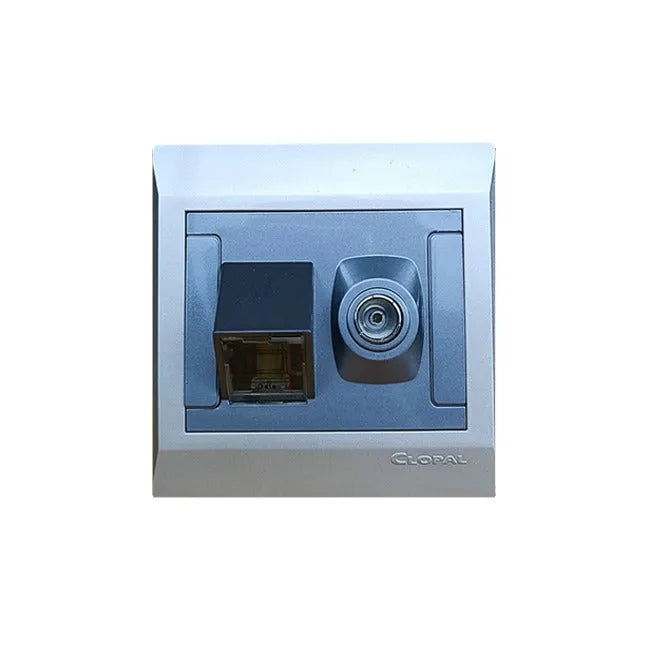 Clopal Golden Metallic Series 8 Gang Switch Price in Pakistan Main image