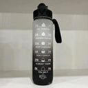 Gradient Color Sports Water Bottle 1000ml With Rope
