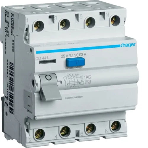 Hager CD441J 4-Pole 40A Circuit Breaker Price in Pakistan Main image