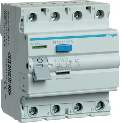 Hager CF464J 4-Pole 63A Circuit Breaker Price in Pakistan Main image