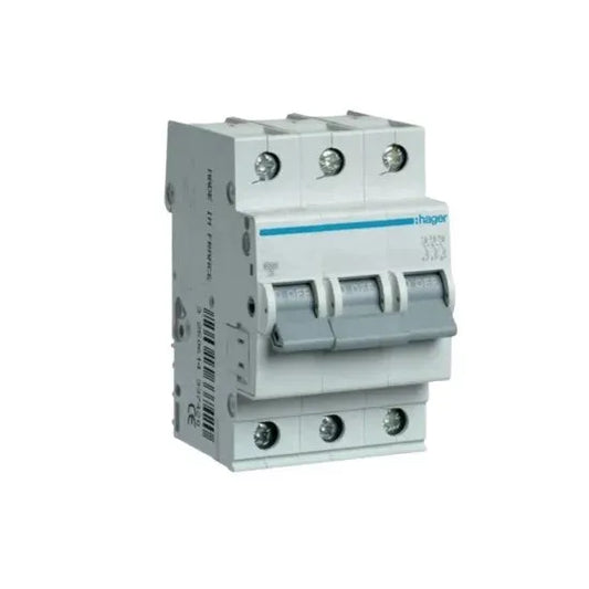 Hager MC-3 3 Pole Miniature Circuit Breaker