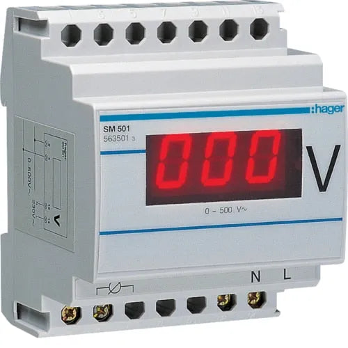 Hager SM501 Digital voltmeter Price in Pakistan
