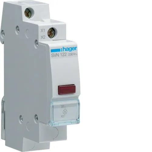 Hager SVN122 Red LED Indicator Light Price in Pakistan Main image