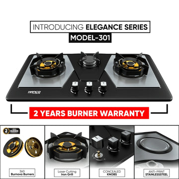 Hanco 2-Burner Stainless Steel Gas Hob Price in Pakistan